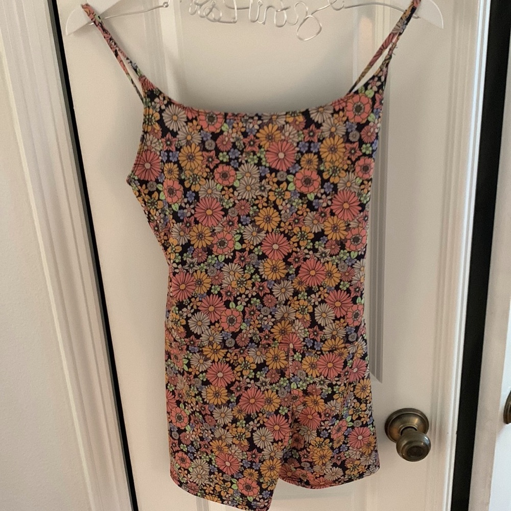 ONZIE Onzie Biker Babe One Piece Retro Floral - Retro Floral / ML